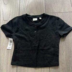 Sunday best baby waffle crew top